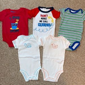 5 - Koala Kids, Carter’s, Luvable Friends onesies